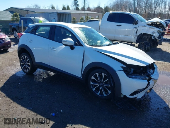 2019 Mazda CX-3 Touring with VIN JM1DKFC70K0428242, listed as a IAAI auction lot 41571896 with 109,172 mi miles. Bid and sale history available at carsss.com. Image 1.