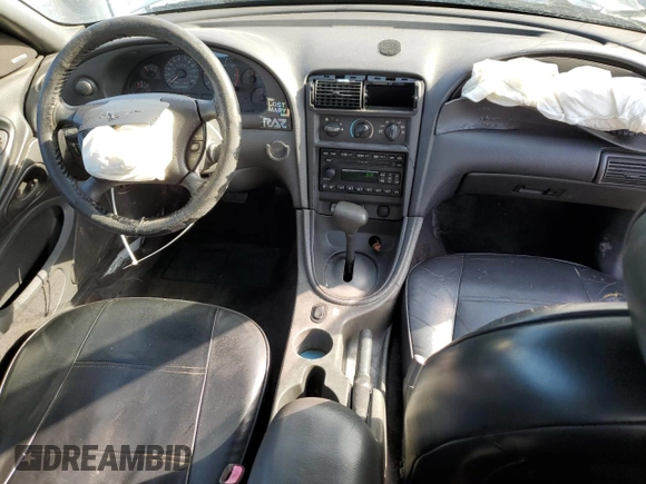 2002 Ford Mustang Deluxe with VIN 1FAFP44492F121223, listed as a Copart auction lot 62474065 with 128,984 mi miles and Salvage title. Bid and sale history available at DreamBid. Image 8.