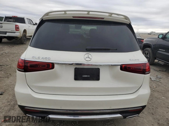 2022 Mercedes-Benz GLS 450 with VIN 4JGFF5KE8NA796685, listed as a Copart auction lot 79022703 with 27,015 mi miles and Salvage Title. Bid and sale history available at DreamBid. Image 6.