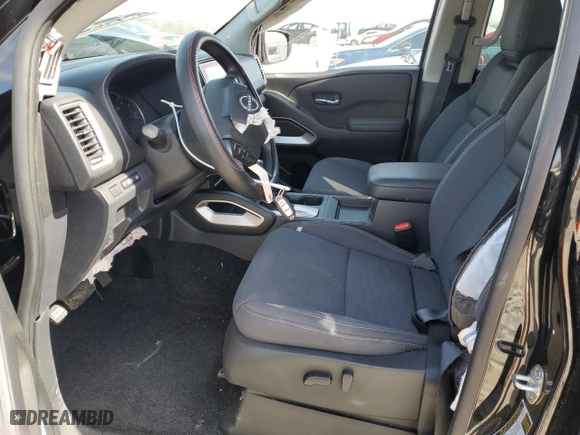 2023 Nissan Frontier SV with VIN 1N6ED1EK0PN651018, listed as a Copart auction lot 48667255 with 22,713 mi miles and Salvage Title. Bid and sale history available at carsss.com. Image 7.