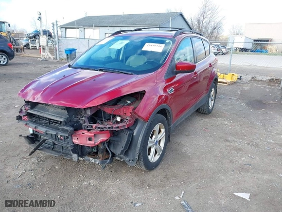 2013 Ford Escape SE with VIN 1FMCU0GX1DUA98986, listed as a IAAI auction lot 41858744 with 105,440 mi miles. Bid and sale history available at carsss.com. Image 2.