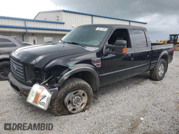 2008 Ford F-250 XL with VIN 1FTSW21R48EA88341, listed as a Copart auction lot 60872385 with 191,767 mi miles and Salvage title. Bid and sale history available at DreamBid. Image 1.