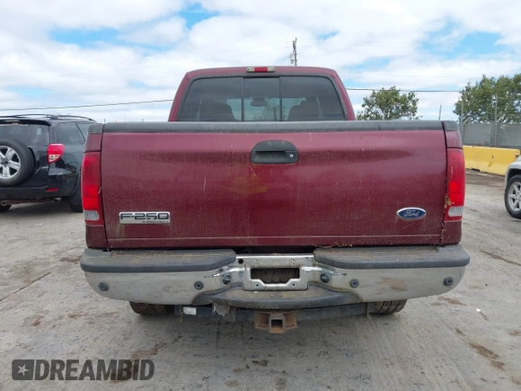 2005 Ford F-250 XL with VIN 1FTSW21P45EC40063, listed as a IAAI auction lot 42808087 with 191,715 mi miles and . Bid and sale history available at DreamBid. Image 16.