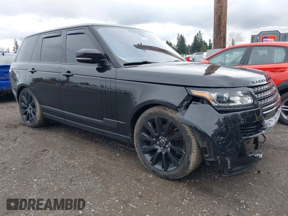2016 Land Rover Range Rover with VIN SALGR2KF2GA303053, listed as a IAAI auction lot 41745752 with 111,045 mi miles and . Bid and sale history available at DreamBid. Image 1.