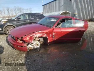 2007 Ford Mustang Deluxe with VIN 1ZVHT80N175353149, listed as a Copart auction lot 45021165 with 124,137 mi miles and Salvage Title. Bid and sale history available at carsss.com. Image 1.