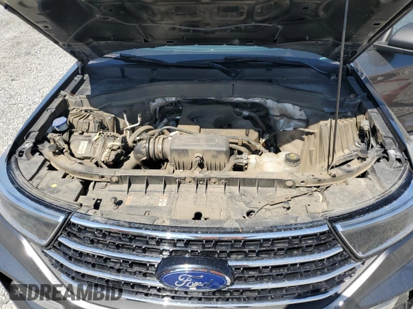 2020 Ford Explorer XLT with VIN 1FMSK7DH3LGA17183, listed as a Copart auction lot 55178045 with 84,140 mi miles and Salvage Title. Bid and sale history available at DreamBid. Image 12.