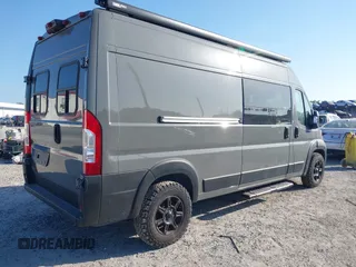 2023 Ram ProMaster Cargo with VIN 3C6MRVHG0PE574838, listed as a IAAI auction lot 40775403 with 3,760 mi miles. Bid and sale history available at carsss.com. Image 4.