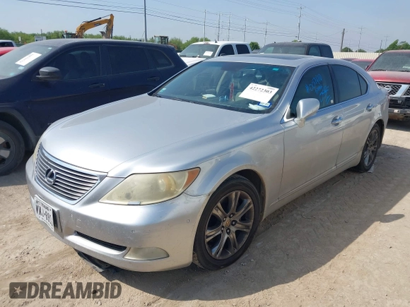 2007 Lexus LS 460 with VIN JTHBL46FX75007410, listed as a IAAI auction lot 42272303 with Not Provided miles and . Bid and sale history available at DreamBid. Image 2.