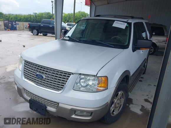 2003 Ford Expedition Eddie Bauer with VIN 1FMEU17W73LC16937, listed as a IAAI auction lot 42631651 with 203,144 mi miles and . Bid and sale history available at DreamBid. Image 2.
