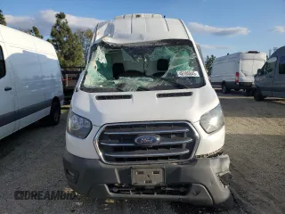 2020 Ford Transit Cargo with VIN 1FTBW3X80LKA53908, listed as a Copart auction lot 46186845 with Not Provided miles and Salvage Title. Bid and sale history available at DreamBid. Image 5.