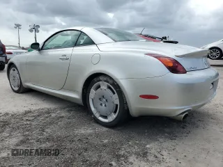 2002 Lexus SC with VIN JTHFN48Y720005677, listed as a Copart auction lot 74929694 with Not Provided miles and Salvage Title. Bid and sale history available at carsss.com. Image 2.