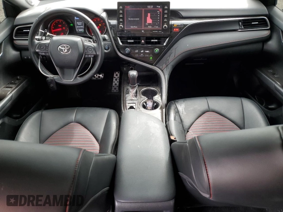 2021 Toyota Camry XSE with VIN 4T1KZ1AKXMU051987, listed as a Copart auction lot 56209475 with 50,161 mi miles and Salvage title. Bid and sale history available at DreamBid. Image 8.