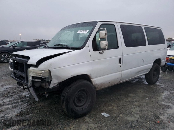 2008 Ford Econoline Passenger XL with VIN 1FBNE31L58DA37491, listed as a Copart auction lot 81603454 with 146,727 mi miles and Salvage Title. Bid and sale history available at carsss.com. Image 1.
