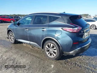 2016 Nissan Murano Platinum with VIN 5N1AZ2MG8GN120103, listed as a IAAI auction lot 41750780 with 28,516 mi miles. Bid and sale history available at carsss.com. Image 3.