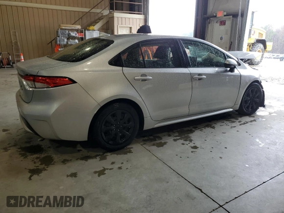 2022 Toyota Corolla LE with VIN JTDEPMAE5N3006949, listed as a Copart auction lot 84046404 with 52,734 mi miles and Salvage Title. Bid and sale history available at DreamBid. Image 3.