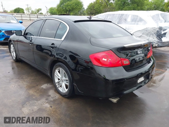 2010 Infiniti G37 Sedan Journey with VIN JN1CV6AP6AM204425, listed as a IAAI auction lot 41891406 with 137,120 mi miles. Bid and sale history available at carsss.com. Image 3.