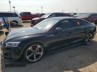 2019 Audi S5 Sportback Prestige z VIN WAUC4CF5XKA021499, wystawiony jako Copart lot #60721415 z przebiegiem Nie podano mil oraz Czysty tytuł • Clean title. Historia ofert i sprzedaży dostępna na DreamBid. Obrazek 1.