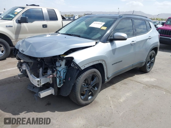 2021 Jeep Compass Altitude with VIN 3C4NJCBB3MT560123, listed as a IAAI auction lot 41914646 with 61,155 mi miles. Bid and sale history available at carsss.com. Image 18.