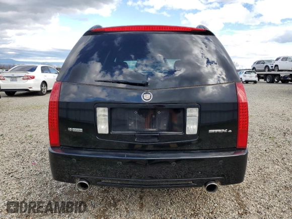 2008 Cadillac SRX with VIN 1GYEE63A880101100, listed as a Copart auction lot 46202825 with 177,537 mi miles and Clean Title. Bid and sale history available at carsss.com. Image 6.