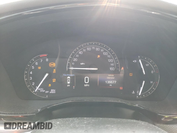 2017 Cadillac XT5 Luxury AWD with VIN 1GYKNDRS1HZ175557, listed as a Copart auction lot 47179715 with 136,677 mi miles and Clean Title. Bid and sale history available at carsss.com. Image 9.