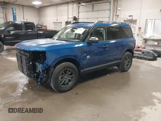 2024 Ford Bronco Sport Big Bend with VIN 3FMCR9B61RRF72020, listed as a IAAI auction lot 42188623 with 605 mi miles and . Bid and sale history available at DreamBid. Image 2.