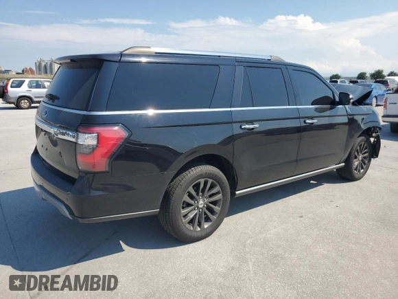 2019 Ford Expedition Max Limited with VIN 1FMJK1KTXKEA50904, listed as a Copart auction lot 58481014 with 106,539 mi miles and Salvage Title. Bid and sale history available at DreamBid. Image 3.