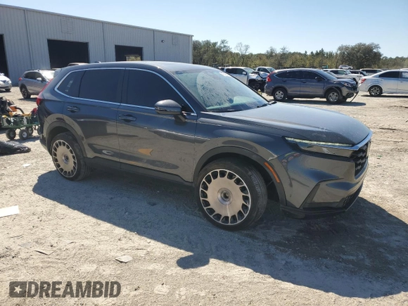 2025 Honda CR-V EX with VIN 2HKRS4H41SH404849, listed as a Copart auction lot 48743805 with 22,275 mi miles and Salvage Title. Bid and sale history available at DreamBid. Image 4.