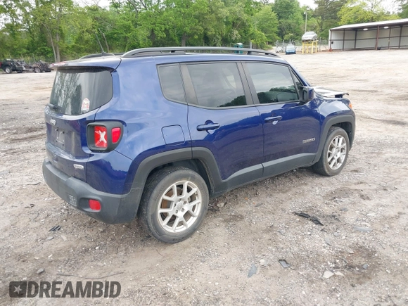 2019 Jeep Renegade Latitude with VIN ZACNJABB1KPK20281, listed as a IAAI auction lot 42171780 with Not provided miles and . Bid and sale history available at DreamBid. Image 4.