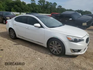 2016 Kia Cadenza Premium with VIN KNALN4D79G5207123, listed as a Copart auction lot 69217484 with 126,233 mi miles and Salvage Title. Bid and sale history available at carsss.com. Image 4.