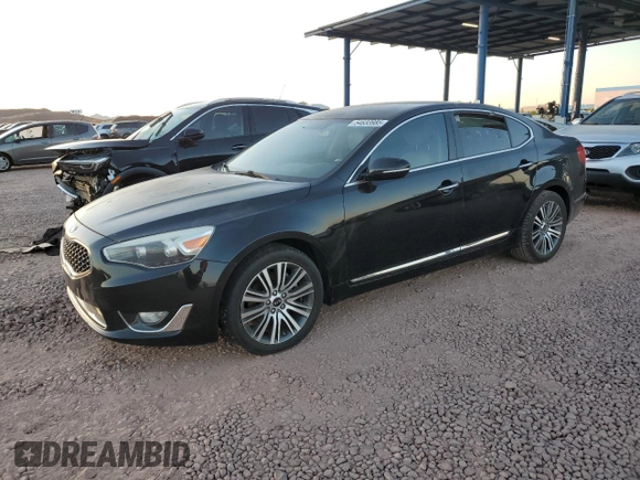 2014 Kia Cadenza Premium with VIN KNALN4D79E5145705, listed as a Copart auction lot 54633985 with 148,913 mi miles and Clean Title. Bid and sale history available at DreamBid. Image 1.