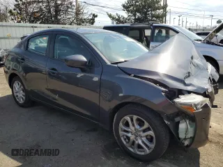 2018 Toyota Yaris with VIN 3MYDLBYV1JY318108, listed as a Copart auction lot 51038825 with 75,816 mi miles and Salvage Title. Bid and sale history available at DreamBid. Image 4.