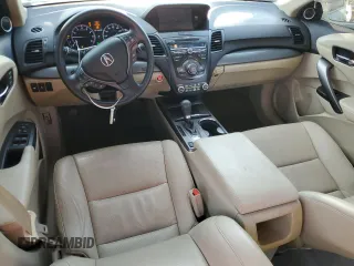 2015 Acura RDX Tech Pkg with VIN 5J8TB3H55FL013635, listed as a Copart auction lot 49058855 with 58,626 mi miles and Salvage Title. Bid and sale history available at carsss.com. Image 8.