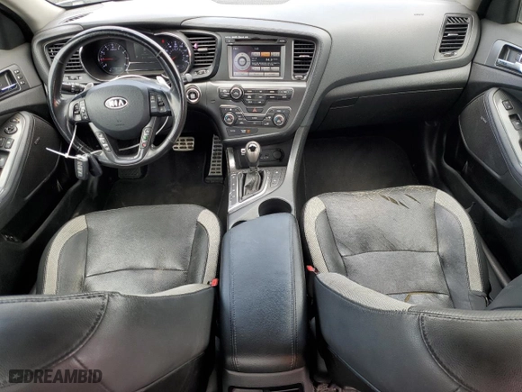 2012 Kia Optima SX with VIN 5XXGR4A64CG076614, listed as a Copart auction lot 50908745 with 191,623 mi miles and Clean Title. Bid and sale history available at carsss.com. Image 8.