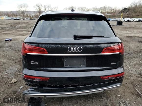 2021 Audi Q5 Premium Plus with VIN WA1BAAFY5M2023769, listed as a Copart auction lot 69198912 with 0 mi miles. Bid and sale history available at carsss.com. Image 6.