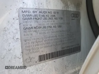 2014 Audi allroad Premium Plus with VIN WA1UFAFL6EA121585, listed as a Copart auction lot 49067365 with 119,789 mi miles and Salvage Title. Bid and sale history available at carsss.com. Image 14.