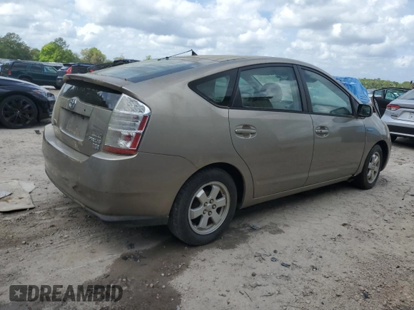 2006 Toyota Prius with VIN JTDKB20U863145845, listed as a Copart auction lot 52051385 with 0 mi miles and Clean Title. Bid and sale history available at carsss.com. Image 3.