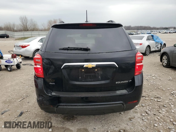 2016 Chevrolet Equinox LT with VIN 2GNFLFEKXG6348525, listed as a Copart auction lot 52869535 with 163,058 mi miles and Clean Title. Bid and sale history available at DreamBid. Image 6.