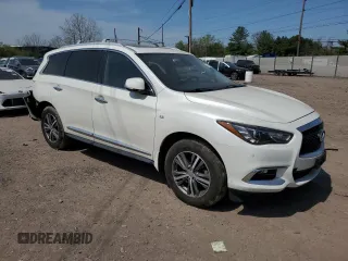 2019 Infiniti QX60 Pure z VIN 5N1DL0MMXKC567027, wystawiony jako Copart lot #53900645 z przebiegiem 154 877 mil mil oraz Szkoda całkowita • Salvage title. Historia ofert i sprzedaży dostępna na DreamBid. Obrazek 4.