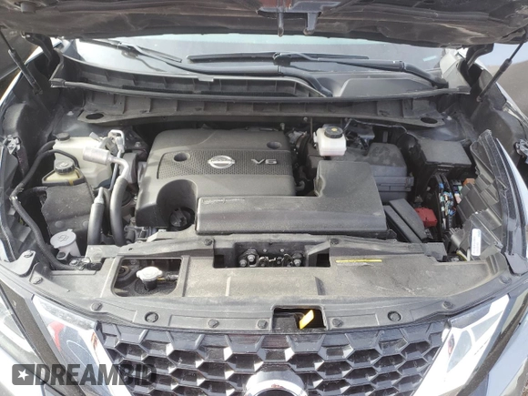 2022 Nissan Murano SV z VIN 5N1AZ2BS9NC127108, wystawiony jako Copart lot #44454565 z przebiegiem 43 923 mil mil oraz Szkoda całkowita • Salvage title. Historia ofert i sprzedaży dostępna na DreamBid. Obrazek 12.