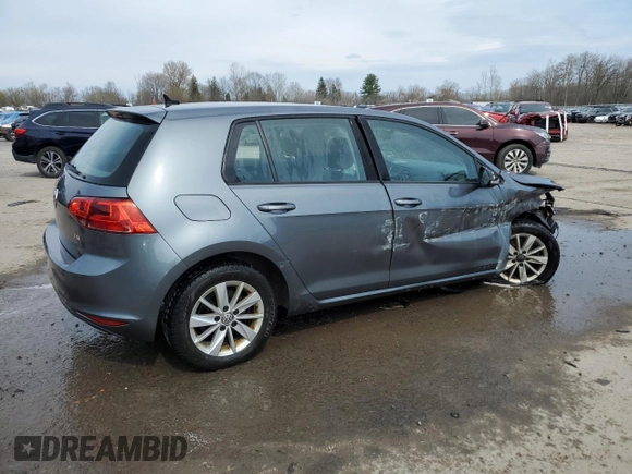 2015 Volkswagen Golf TSI S z VIN 3VW217AU1FM032510, wystawiony jako Copart lot #54254655 z przebiegiem 102 222 mil mil oraz Szkoda całkowita • Salvage title. Historia ofert i sprzedaży dostępna na DreamBid. Obrazek 3.