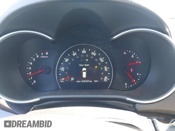 2015 Kia Sorento EX with VIN 5XYKU4A79FG628142, listed as a IAAI auction lot 42190773 with 153,707 mi miles. Bid and sale history available at carsss.com. Image 7.