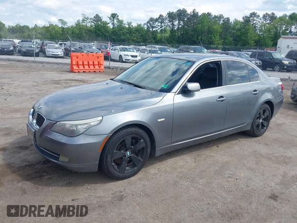 2008 BMW 5 Series 528xi with VIN WBANV13558C150343, listed as a IAAI auction lot 42224443 with 234,163 mi miles and . Bid and sale history available at carsss.com. Image 2.