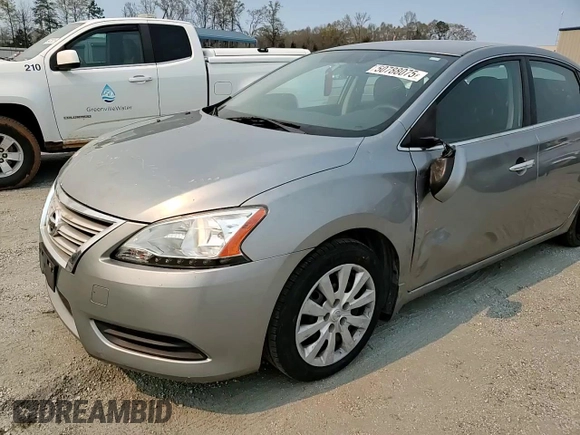 2013 Nissan Sentra S with VIN 3N1AB7AP7DL755175, listed as a Copart auction lot 50788075 with 121,829 mi miles and Salvage Title. Bid and sale history available at DreamBid. Image 11.