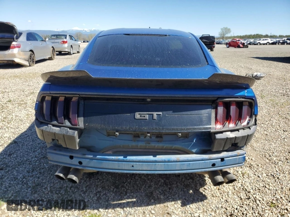 2018 Ford Mustang GT with VIN 1FA6P8CF6J5123803, listed as a Copart auction lot 50170805 with 132,751 mi miles and Salvage Title. Bid and sale history available at carsss.com. Image 6.