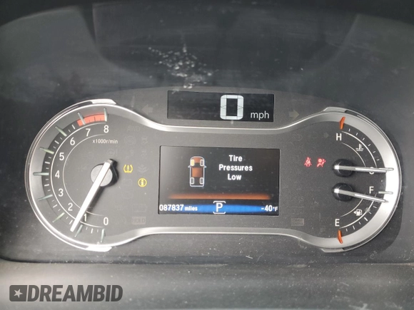 2019 Honda Ridgeline Sport with VIN 5FPYK3F12KB047265, listed as a Copart auction lot 54433275 with 87,837 mi miles and Salvage title. Bid and sale history available at DreamBid. Image 9.