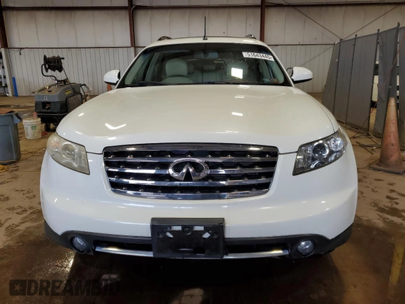 2008 Infiniti FX with VIN JNRAS08W18X209287, listed as a Copart auction lot 51643445 with 101,437 mi miles and Salvage title. Bid and sale history available at DreamBid. Image 5.