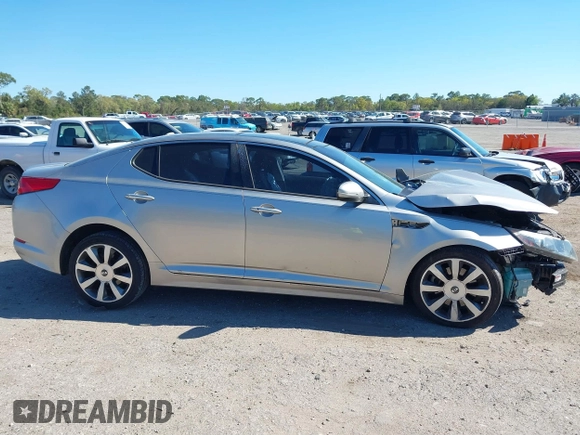 2013 Kia Optima SX with VIN 5XXGR4A66DG182161, listed as a IAAI auction lot 41854763 with 1 mi miles. Bid and sale history available at carsss.com. Image 14.