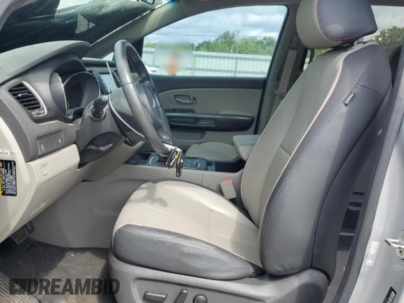 2018 Kia Sedona LX with VIN KNDMB5C17J6403033, listed as a Copart auction lot 53404425 with 52,872 mi miles and Salvage Title. Bid and sale history available at carsss.com. Image 7.