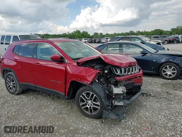 2017 Jeep Compass Latitude z VIN 3C4NJDBB1HT665979, wystawiony jako Copart lot #56522185 z przebiegiem 69 646 mil mil oraz Szkoda całkowita • Salvage title. Historia ofert i sprzedaży dostępna na DreamBid. Obrazek 13.