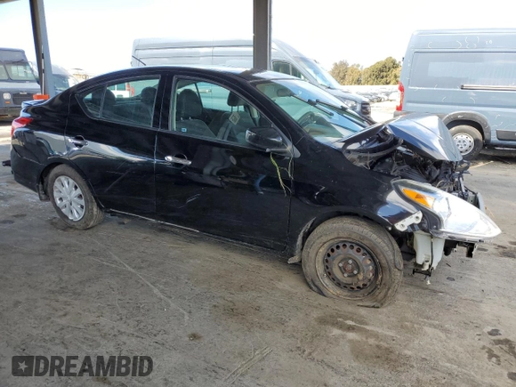 2015 Nissan Versa S Plus with VIN 3N1CN7AP6FL905117, listed as a Copart auction lot 48576895 with 44,815 mi miles and Salvage Title. Bid and sale history available at DreamBid. Image 4.